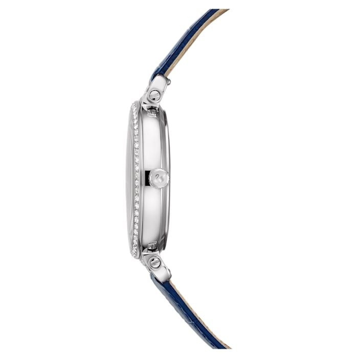 Passage Moon Phase watch, Leather strap, Blue